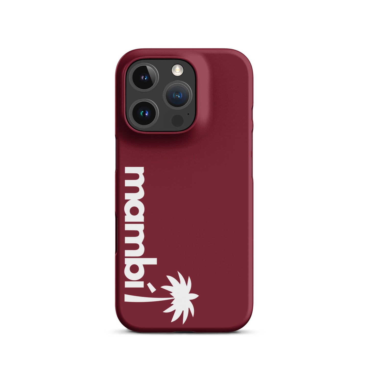 "305" Slim Case for iPhone® | White Logo | Matte Finish
