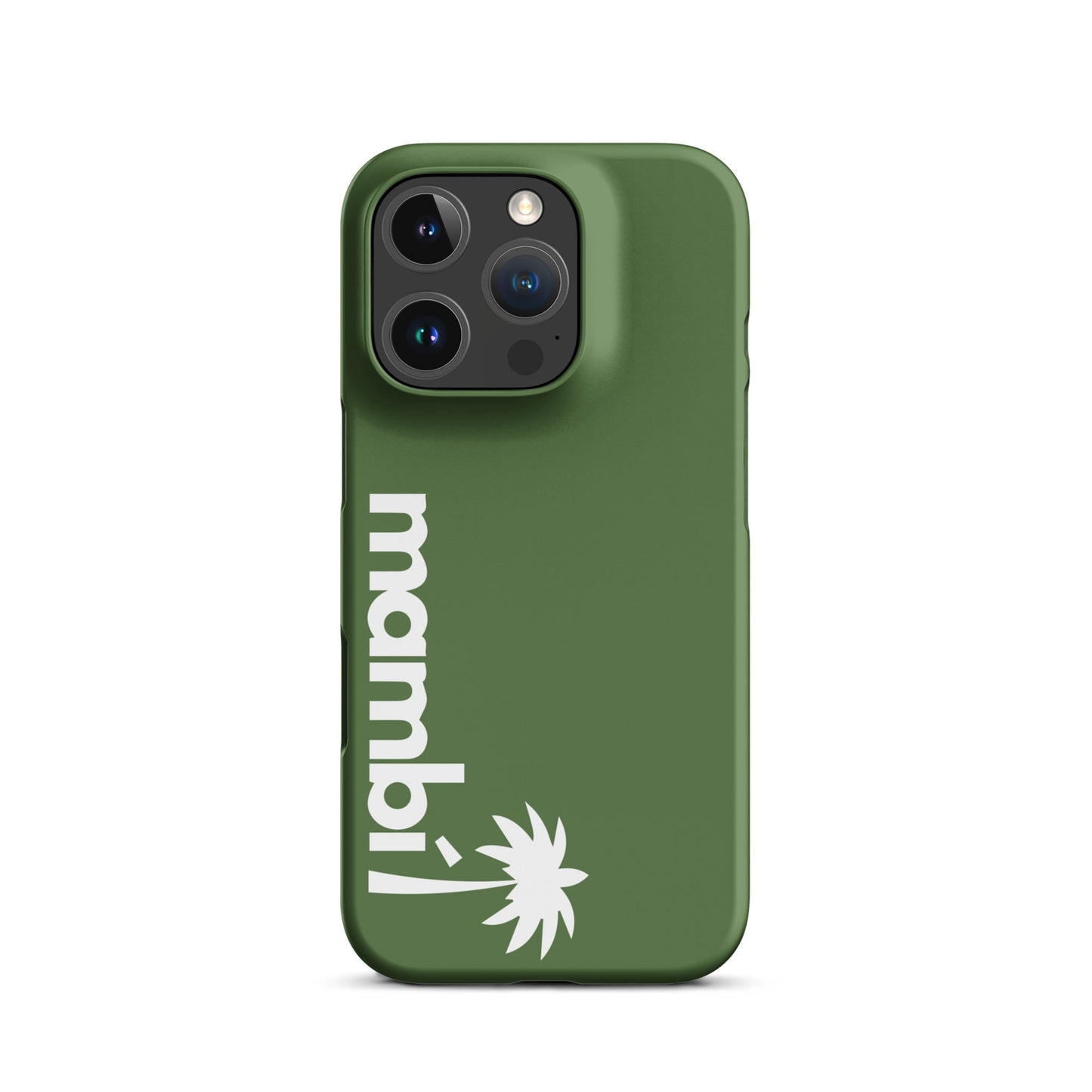 "305" Slim Case for iPhone® | White Logo | Matte Finish