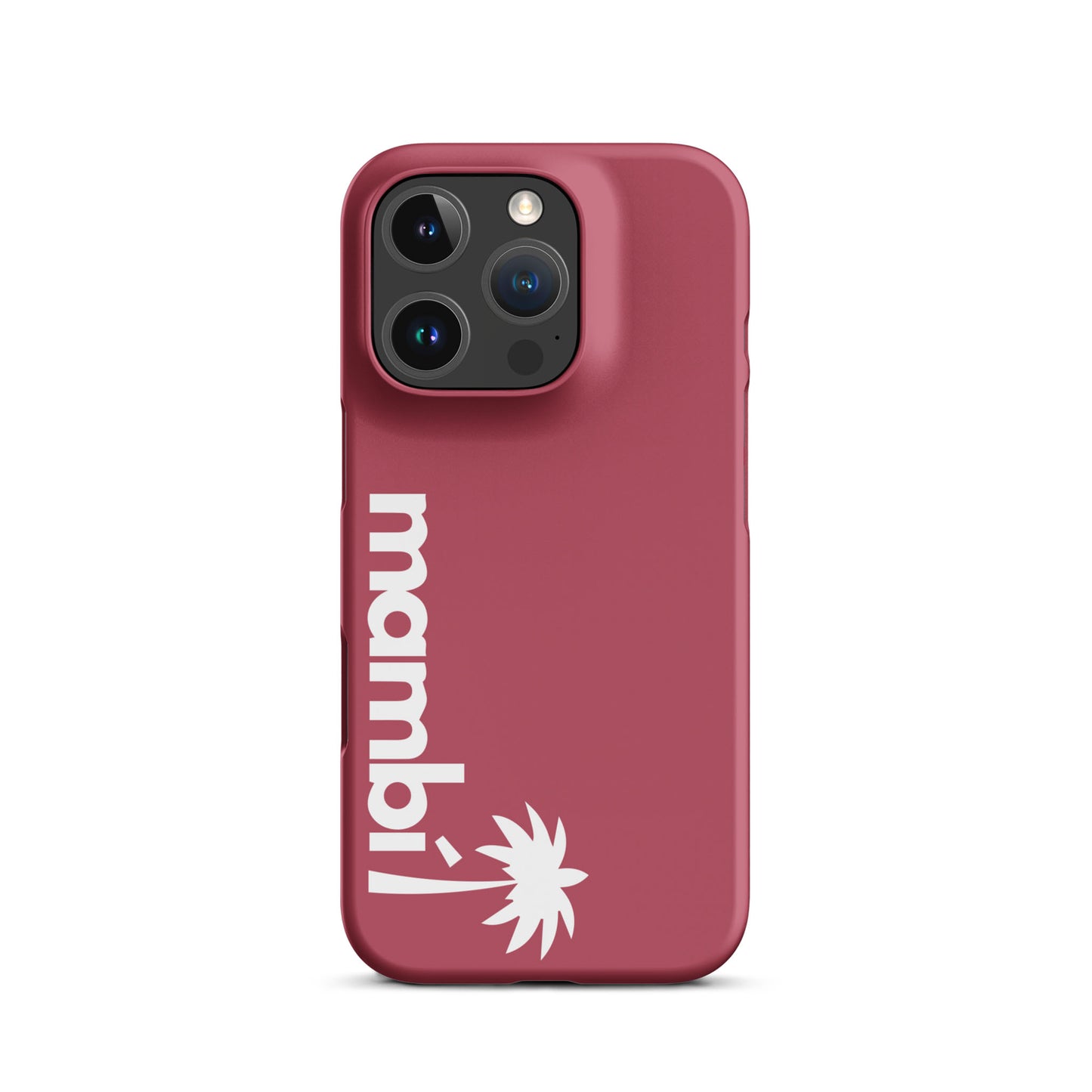 "305" Slim Case for iPhone® | White Logo | Matte Finish
