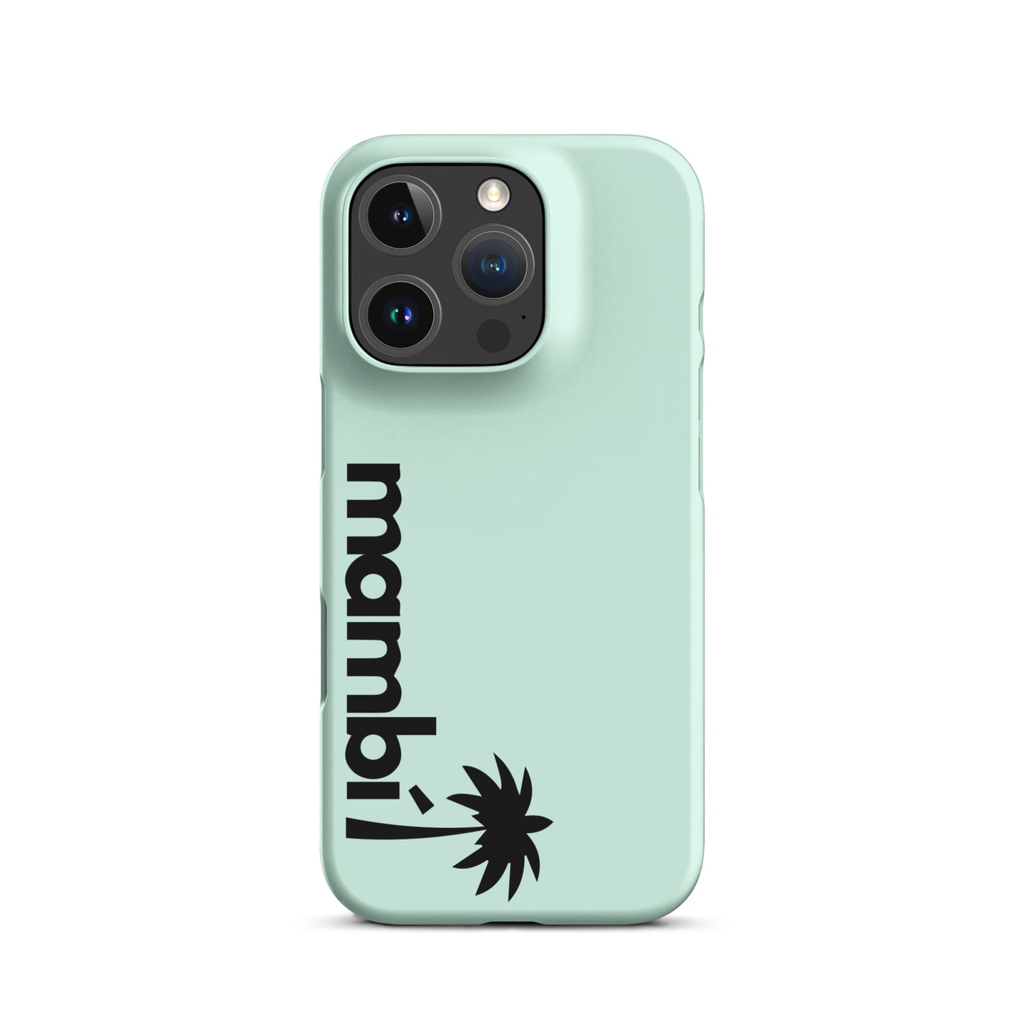 "305" Slim Case for iPhone® | Black Logo | Matte Finish