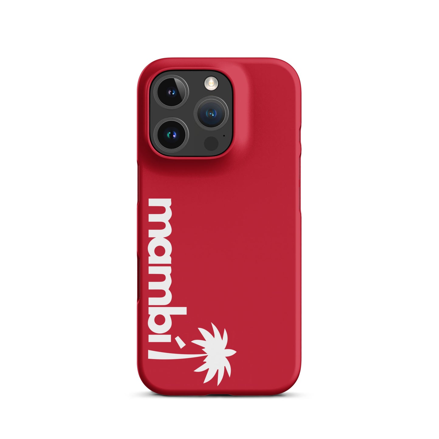 "305" Slim Case for iPhone® | White Logo | Matte Finish