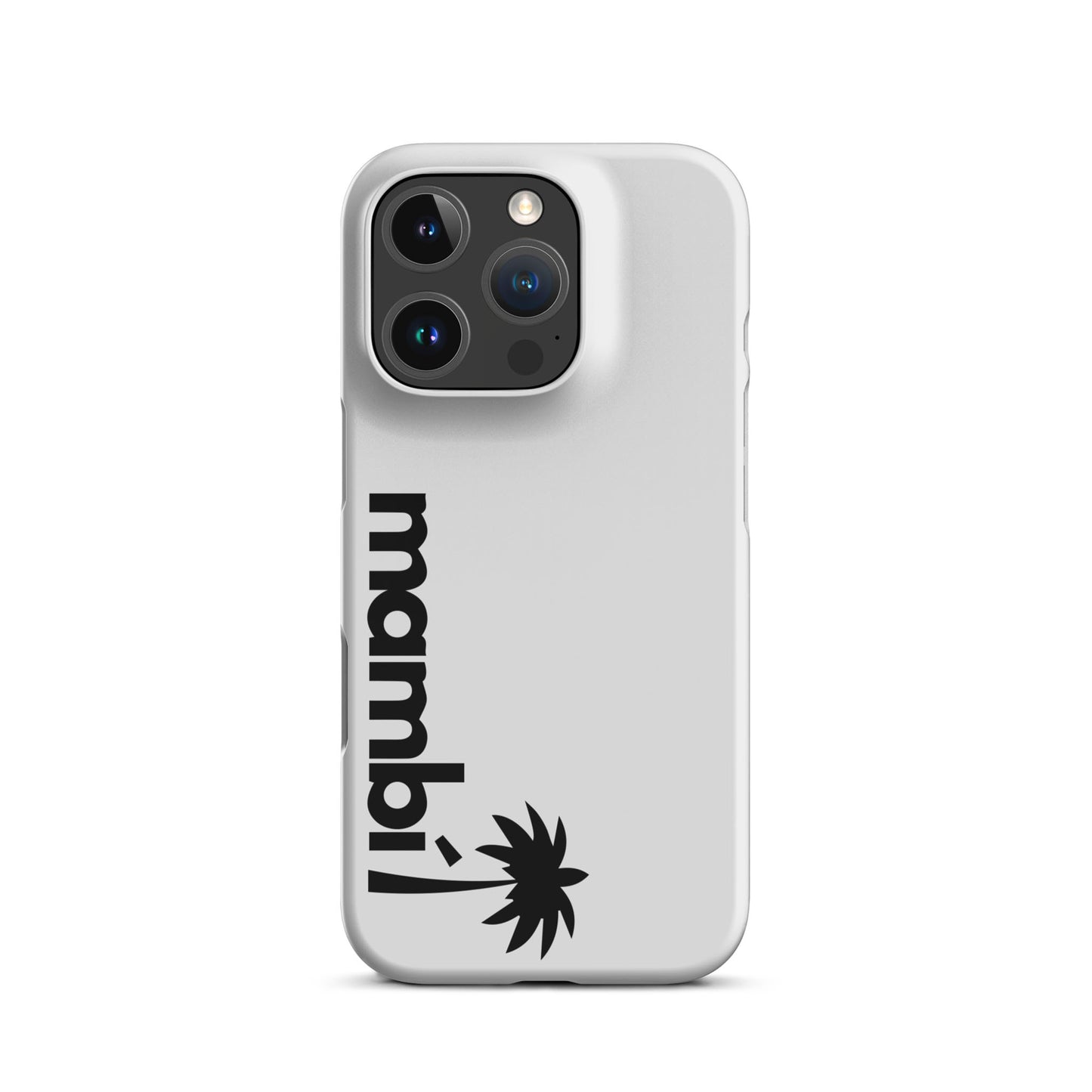 "305" Slim Case for iPhone® | Black Logo | Matte Finish