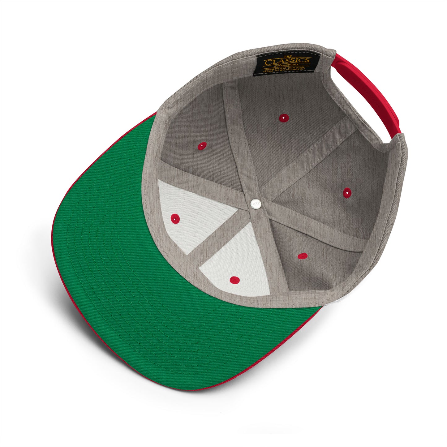 “Andy” Structured Snapback Cap