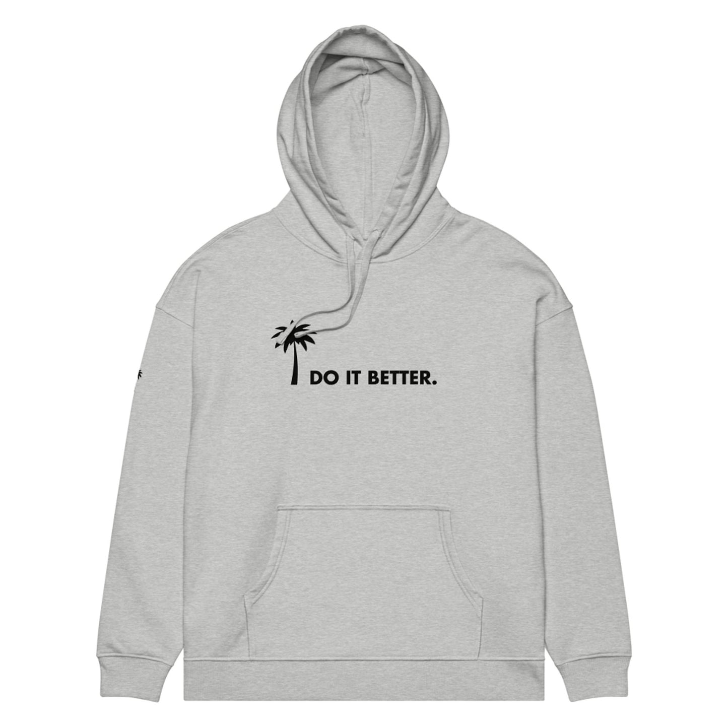 "Better" Premium Oversized & Heavyweight Hoodie | Unisex | Black Graphic
