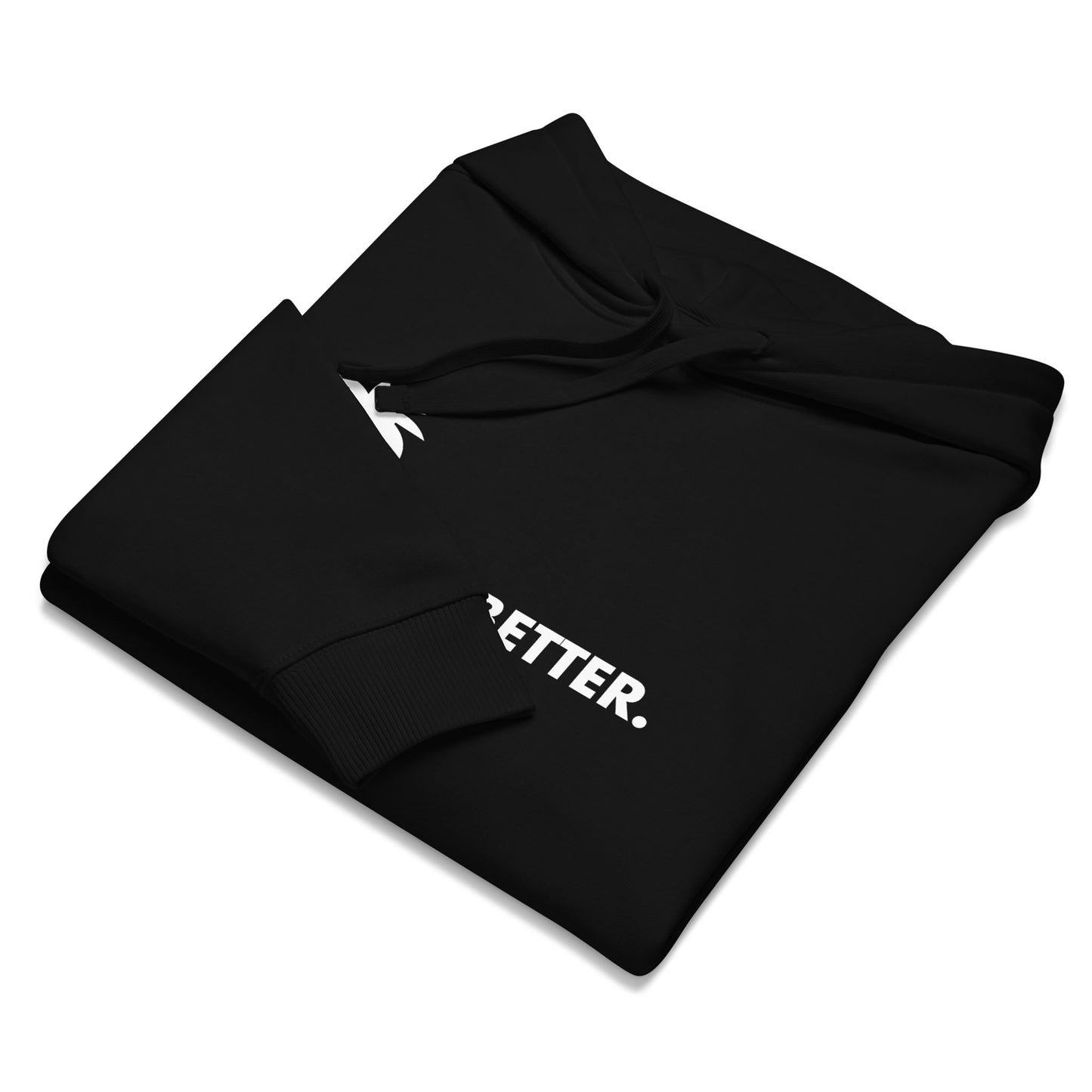 "Better" Premium Oversized & Heavyweight Hoodie | Unisex | White Graphic
