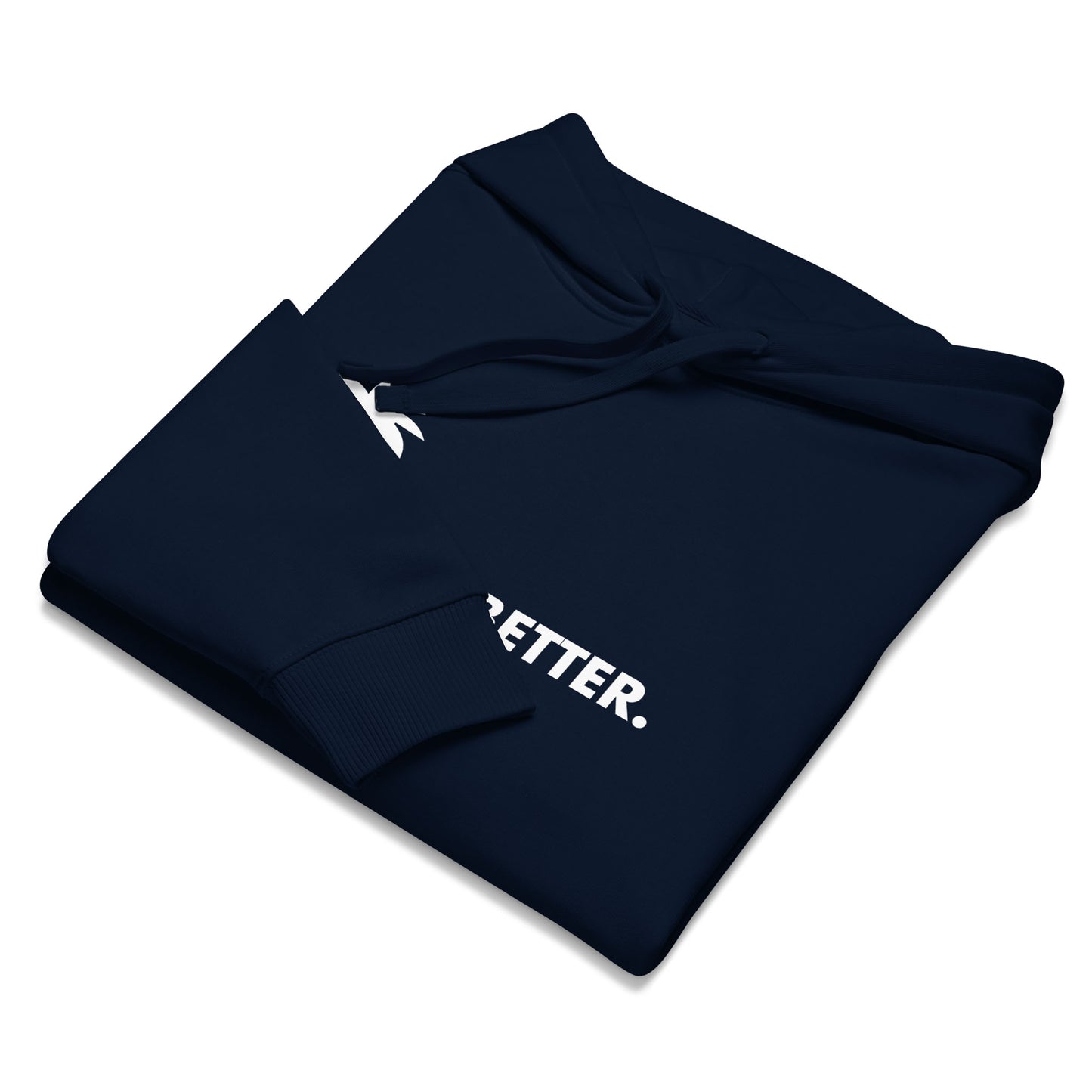 "Better" Premium Oversized & Heavyweight Hoodie | Unisex | White Graphic