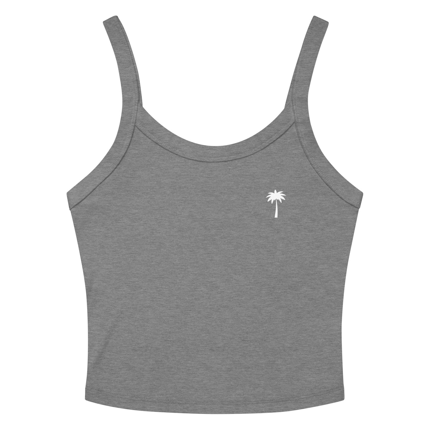 "Cindy" Micro-Rib Tank Top | Women's | White Palm