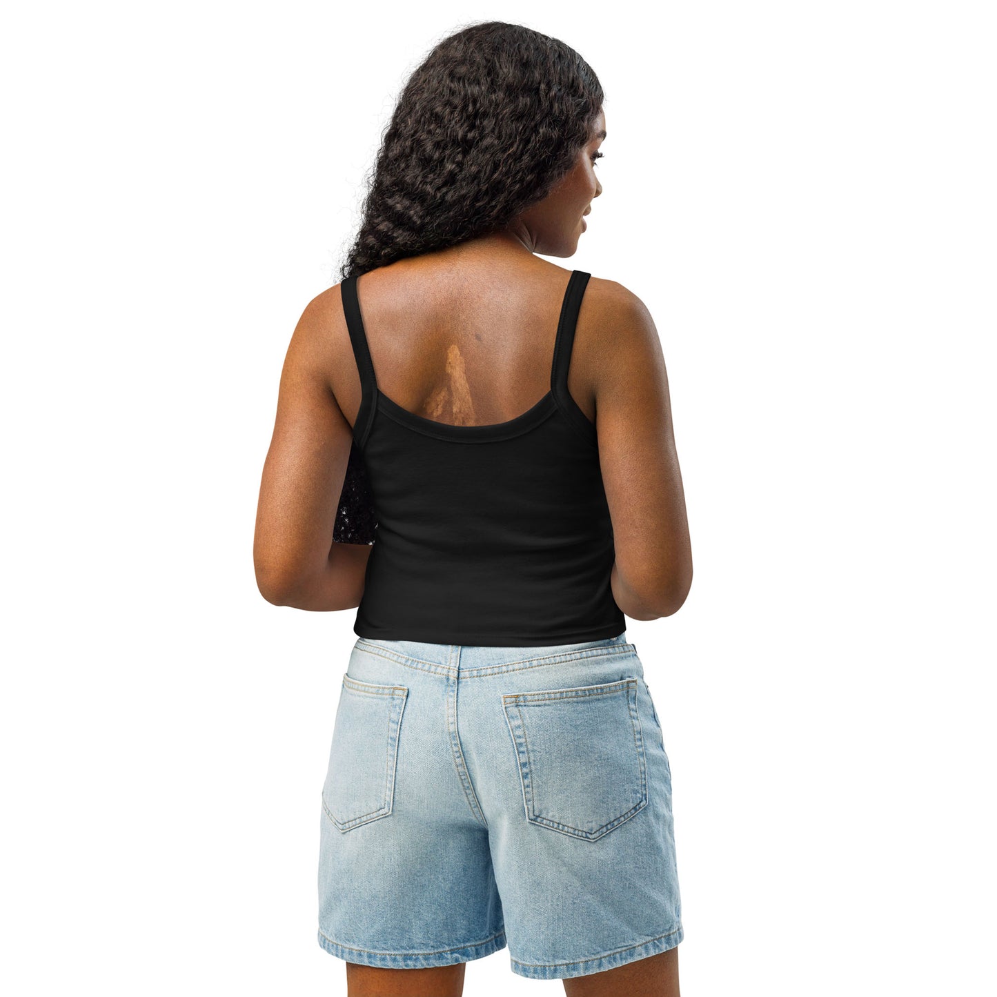 "Cindy" Micro-Rib Tank Top | Women's | White Palm