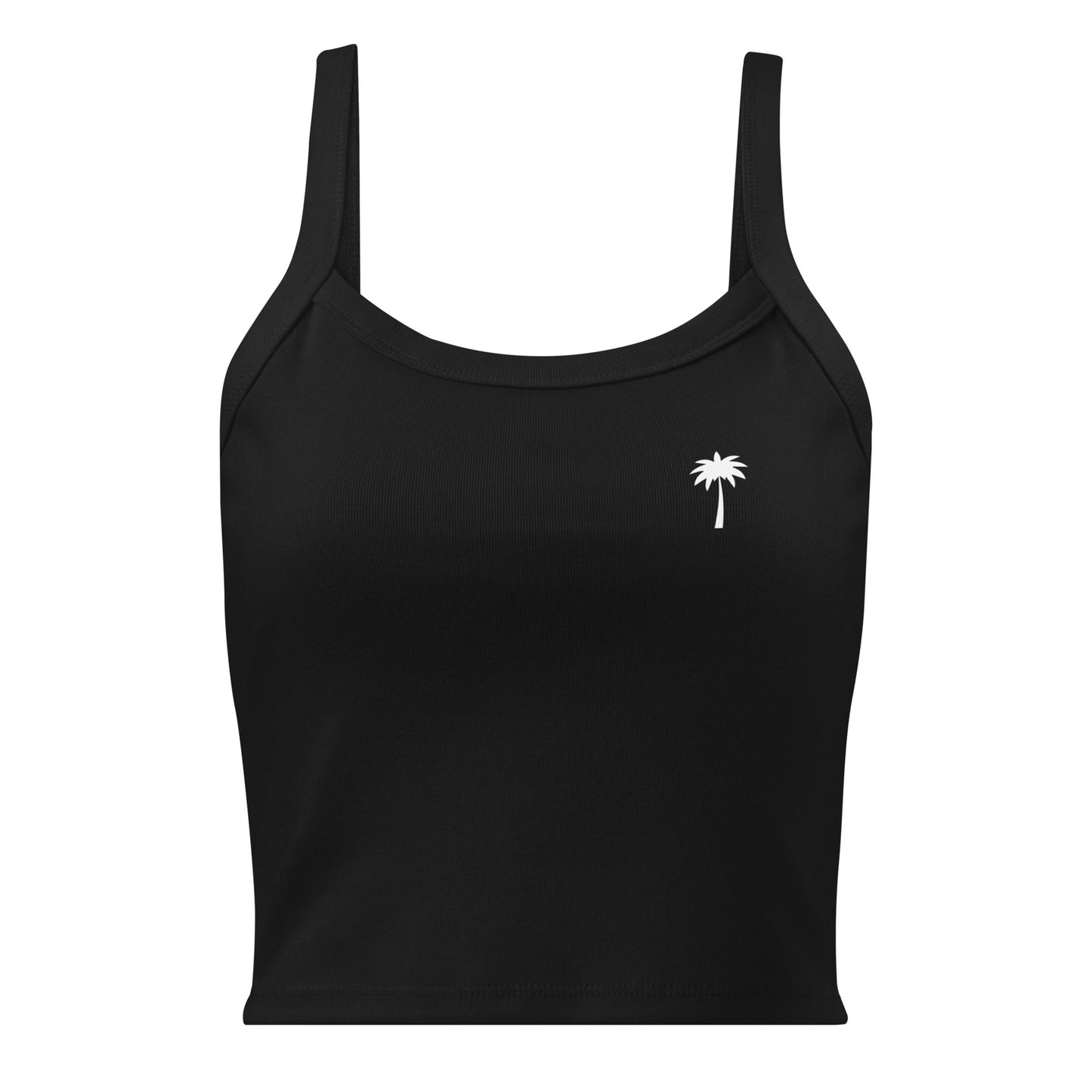 "Cindy" Micro-Rib Tank Top | Women's | White Palm