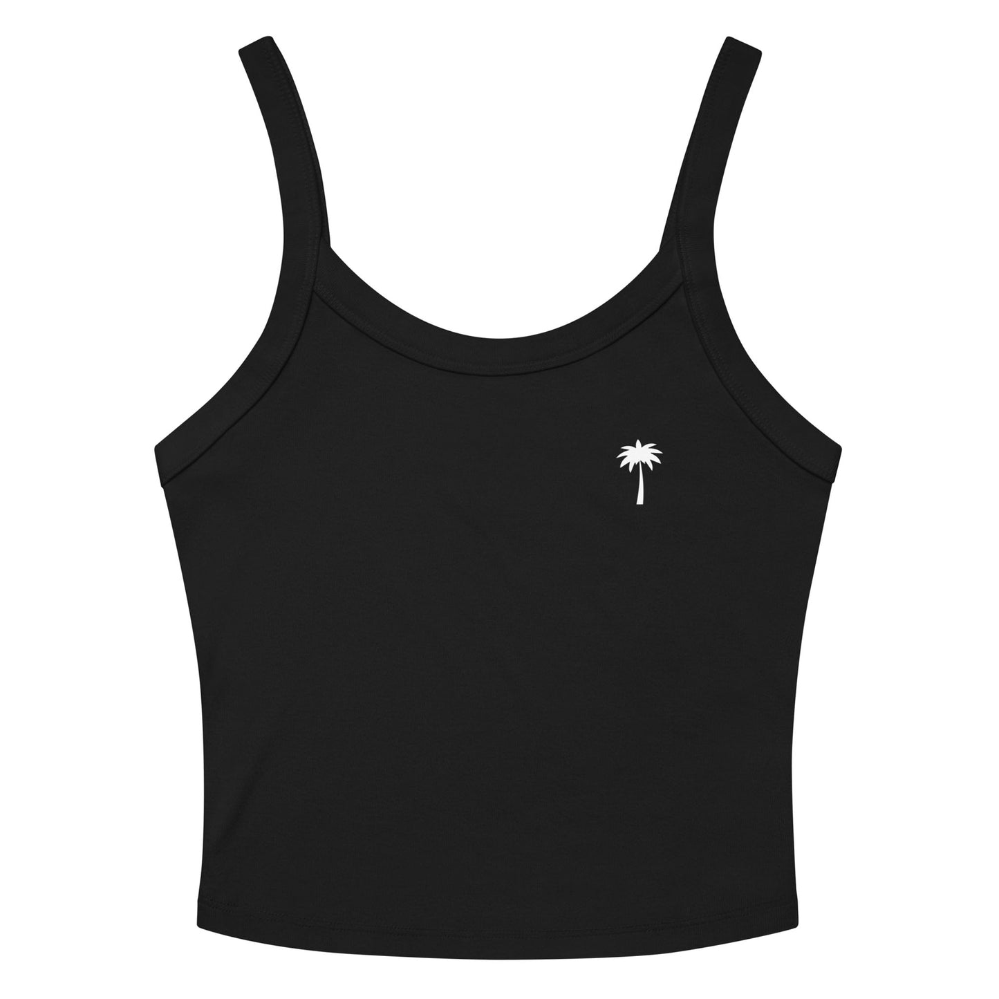 "Cindy" Micro-Rib Tank Top | Women's | White Palm