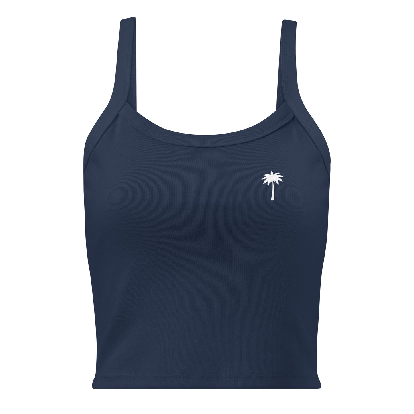"Cindy" Micro-Rib Tank Top | Women's | White Palm