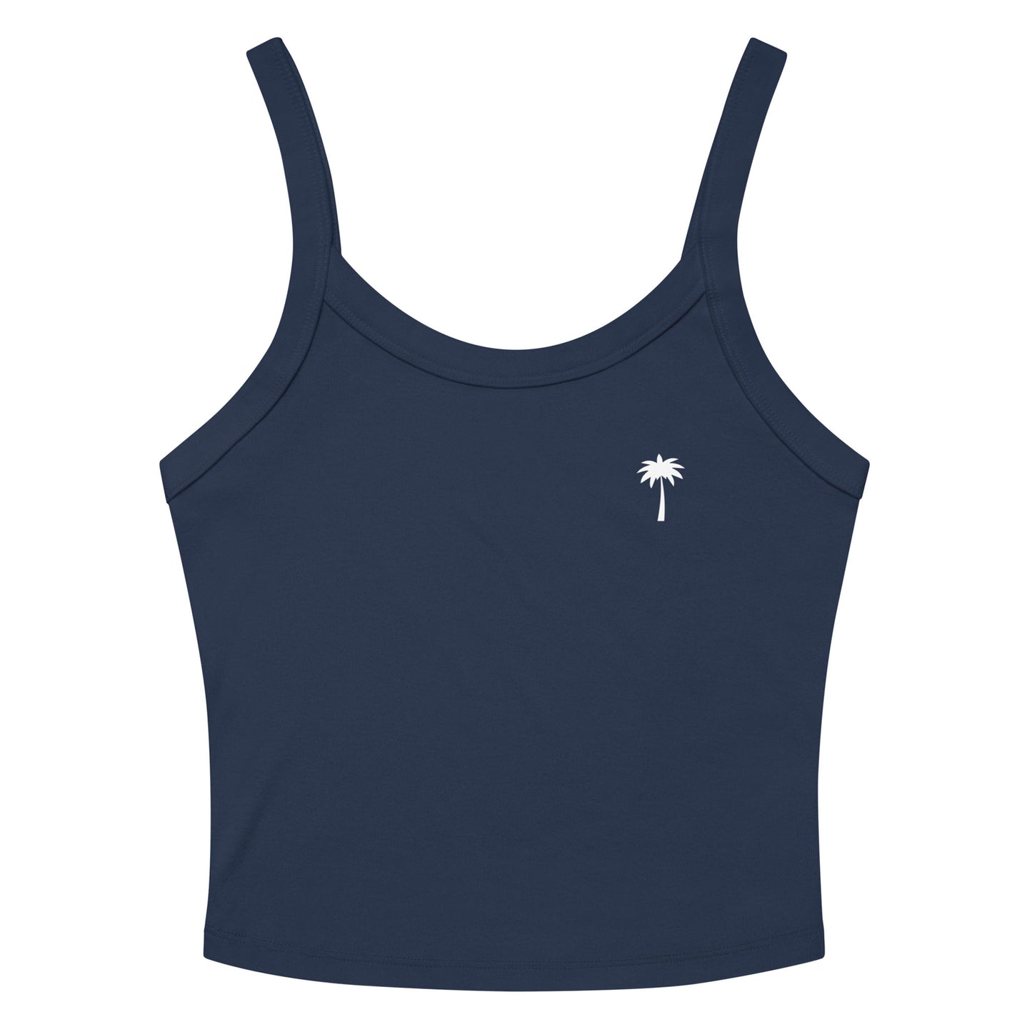 "Cindy" Micro-Rib Tank Top | Women's | White Palm