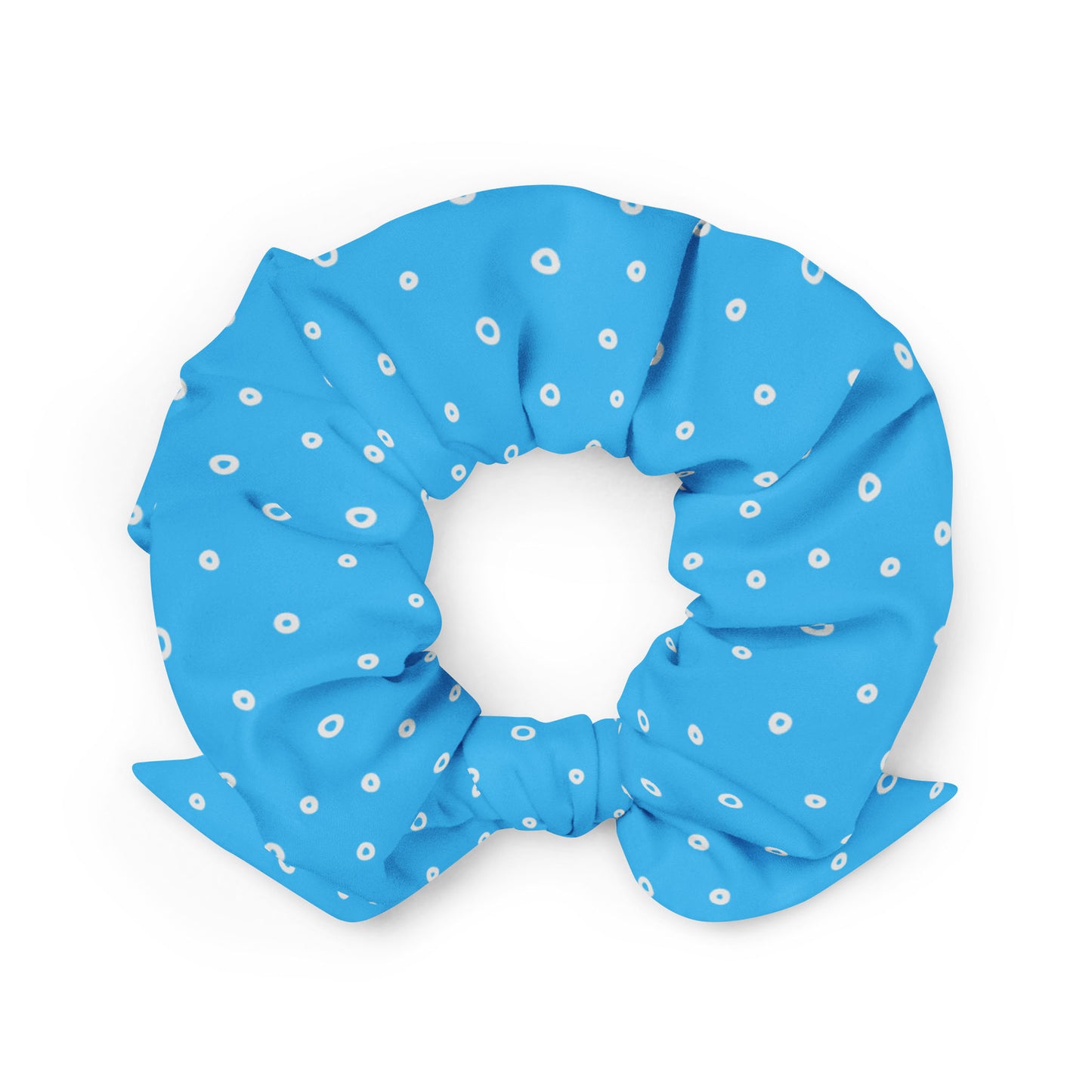 “Jenna” Dotted Hair Tie Scrunchie