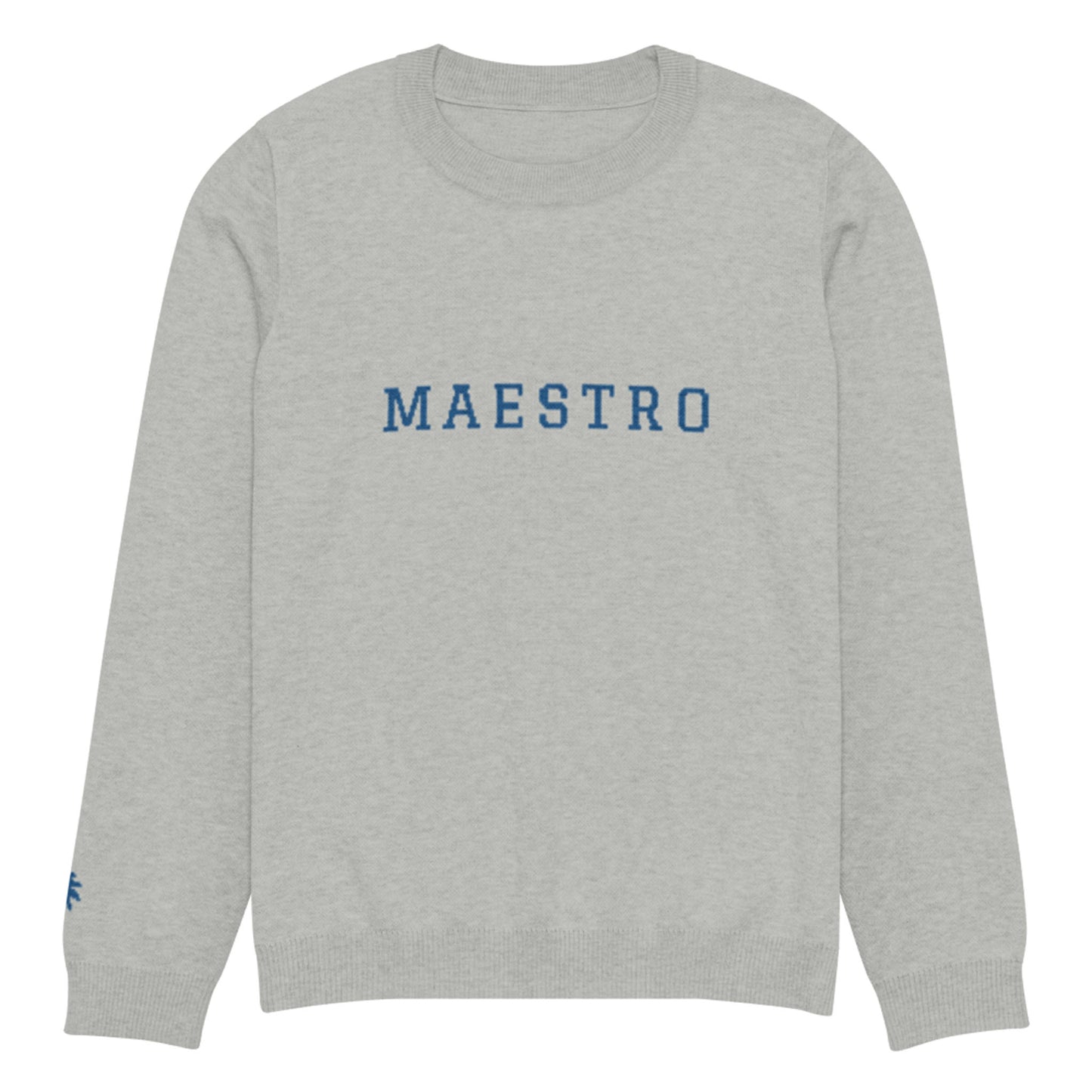 "Maestro" Jacquard-Knitted Crew-Neck Sweater | Classic Fit | Unisex