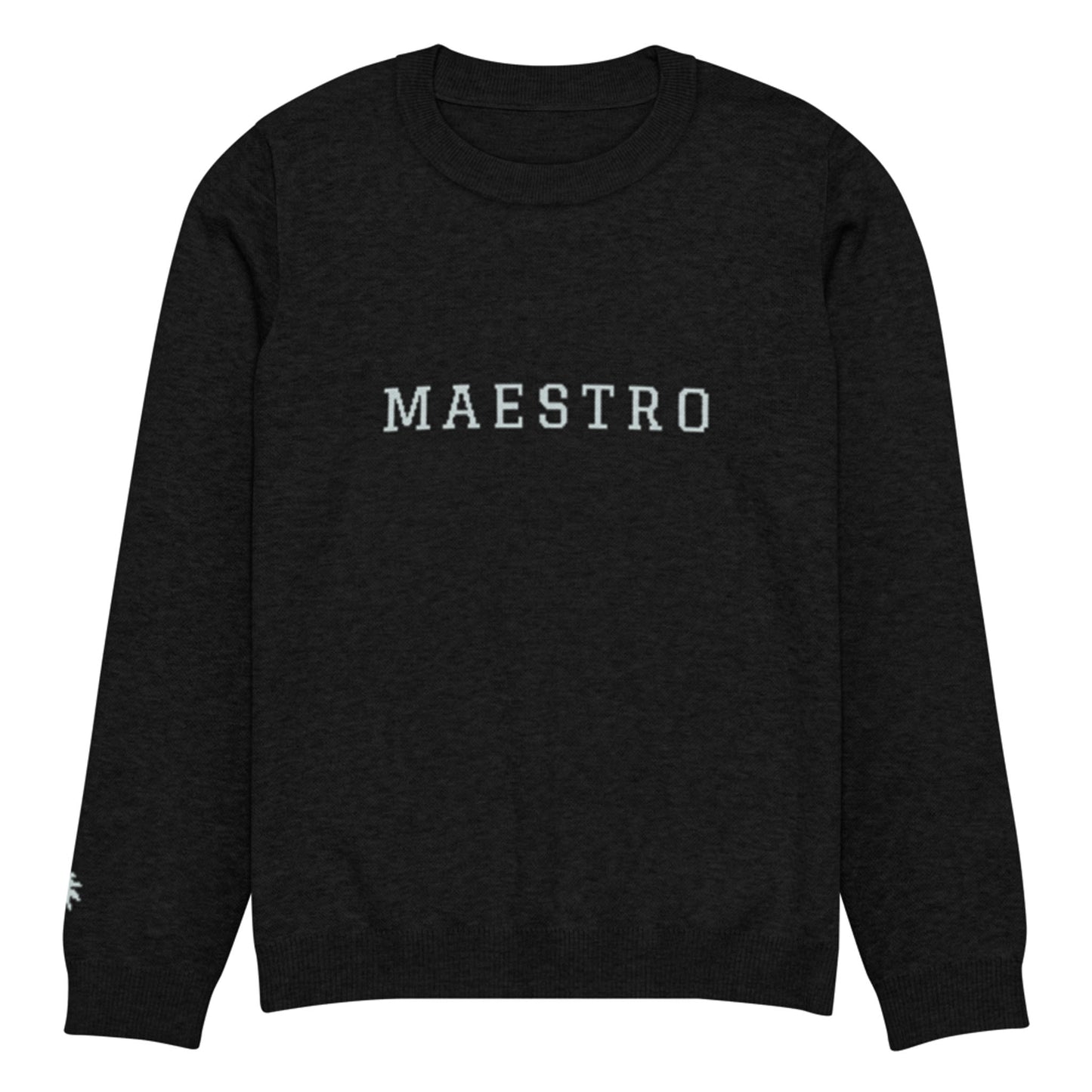 "Maestro" Jacquard-Knitted Crew-Neck Sweater | Classic Fit | Unisex