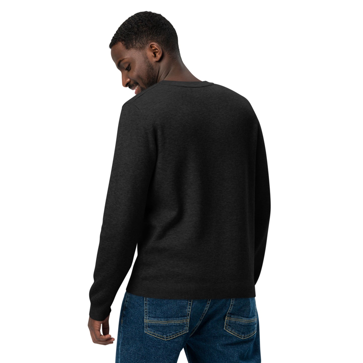"Maestro" Jacquard-Knitted Crew-Neck Sweater | Classic Fit | Unisex
