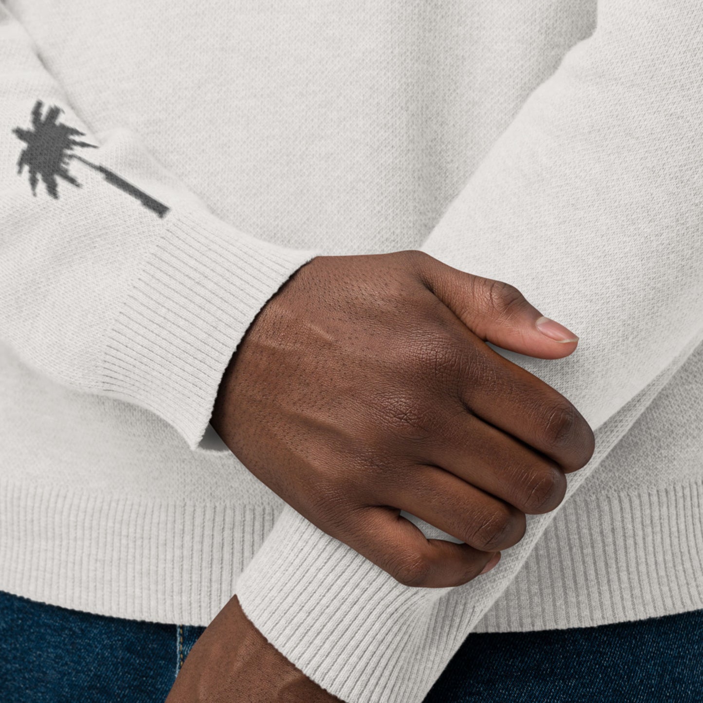 "Maestro" Jacquard-Knitted Crew-Neck Sweater | Classic Fit | Unisex