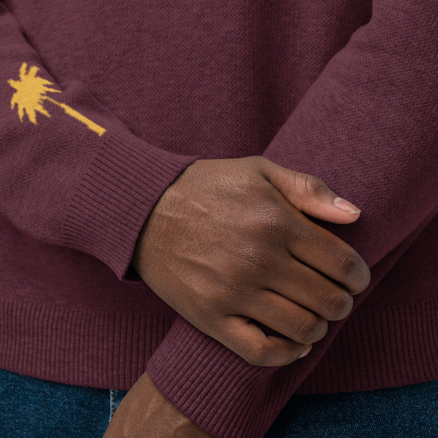 "Maestro" Jacquard-Knitted Crew-Neck Sweater | Classic Fit | Unisex