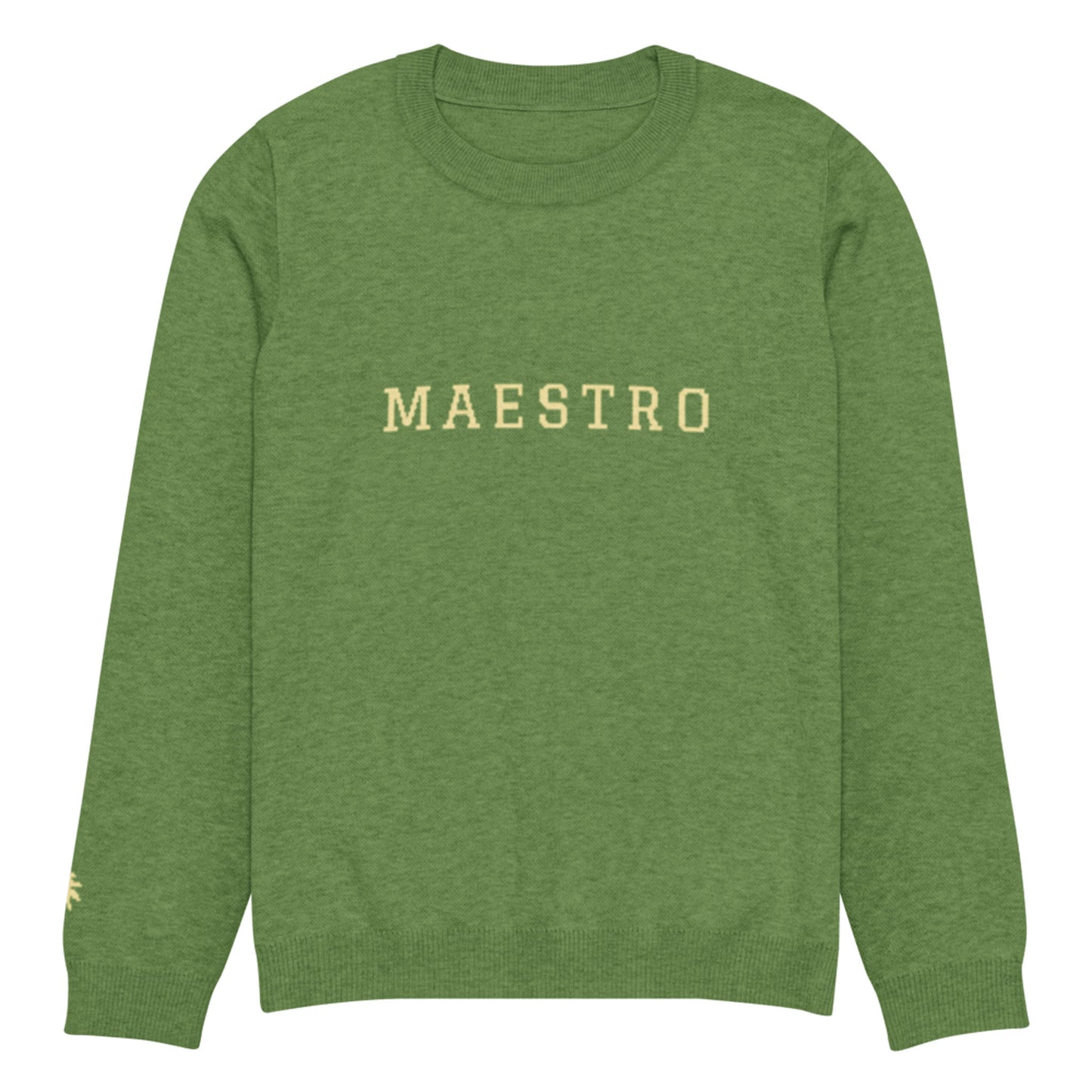 "Maestro" Jacquard-Knitted Crew-Neck Sweater | Classic Fit | Unisex