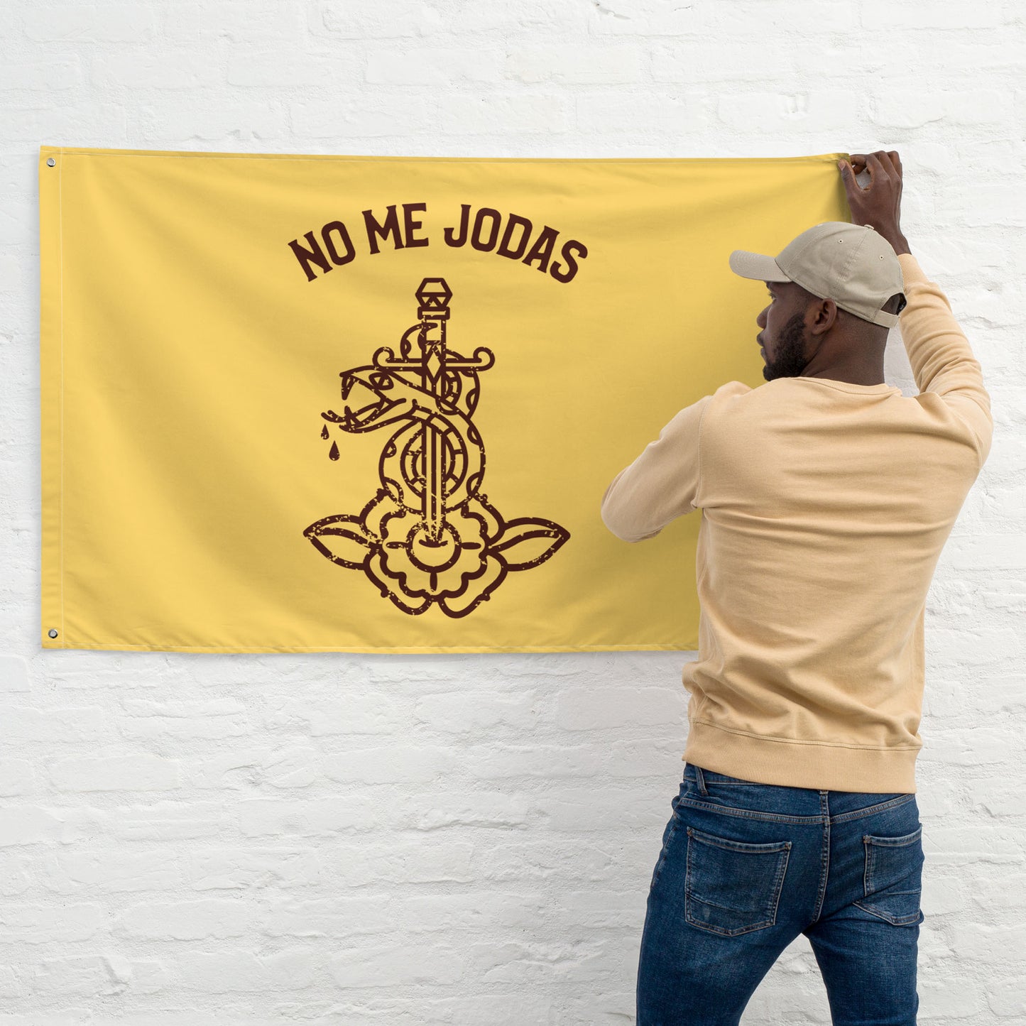 “No Me Jodas” Decorative Flag | 34.5 x 56-Inch