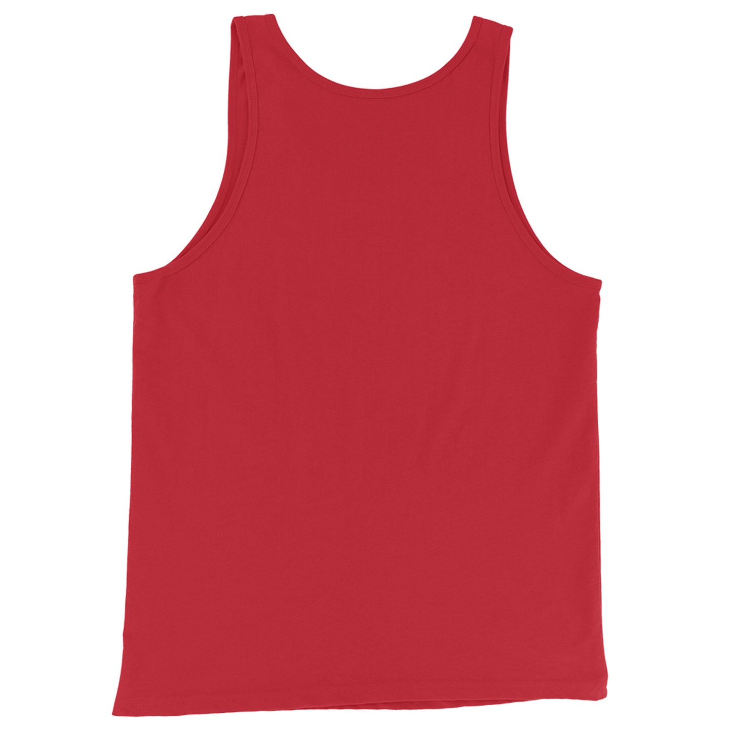 A classic tank top made from soft ringspun cotton, shown from the back and laid flat against a white background.