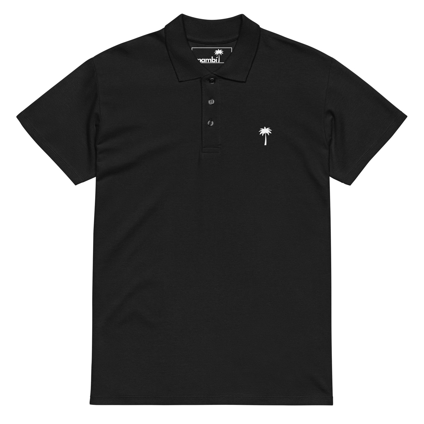 "Perry" Premium Pique Polo | Unisex | White Palm