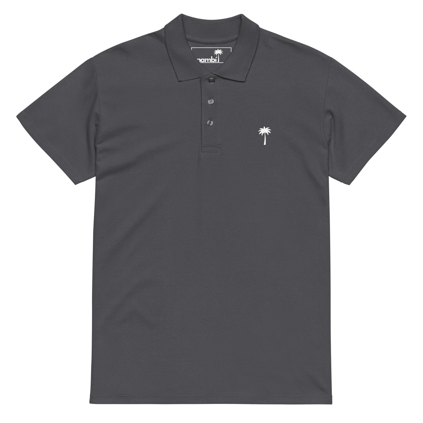 "Perry" Premium Pique Polo | Unisex | White Palm