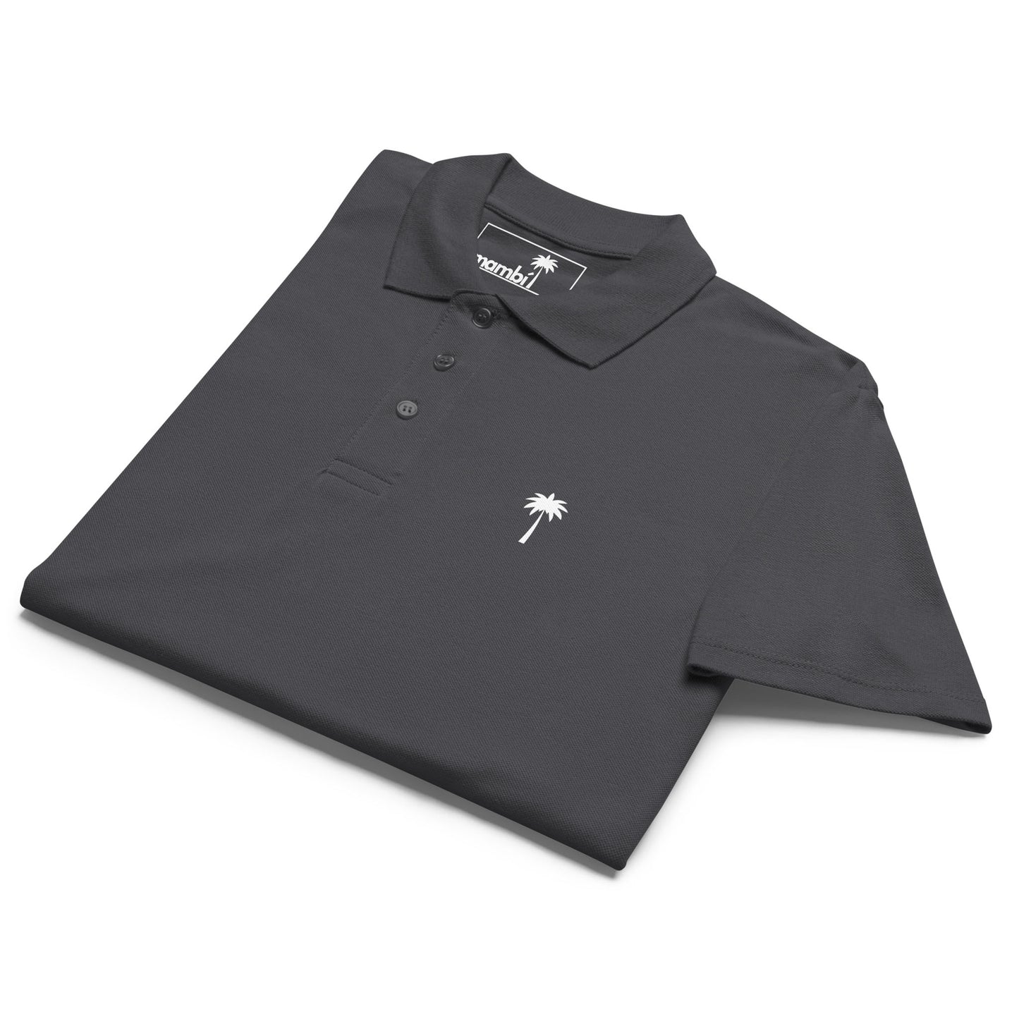 "Perry" Premium Pique Polo | Unisex | White Palm