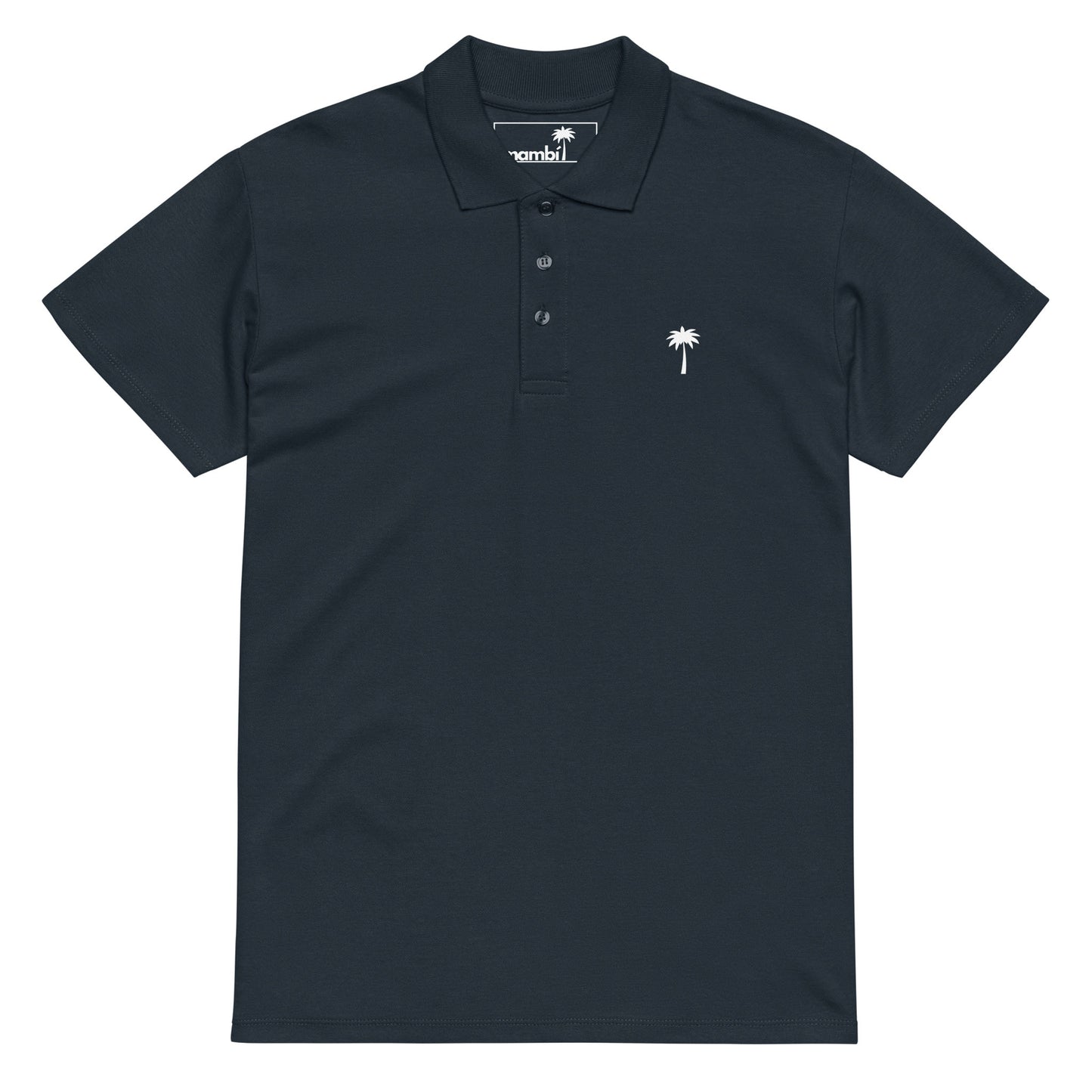 "Perry" Premium Pique Polo | Unisex | White Palm