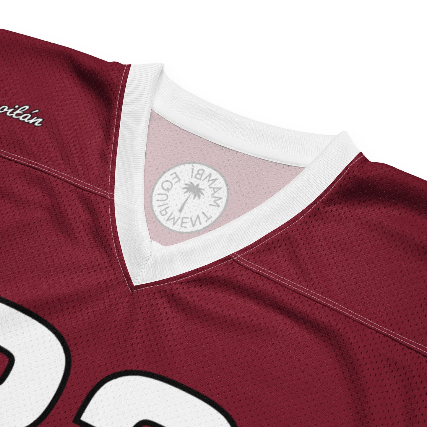 "Randy" American Football Jersey | Unisex | Burgundy