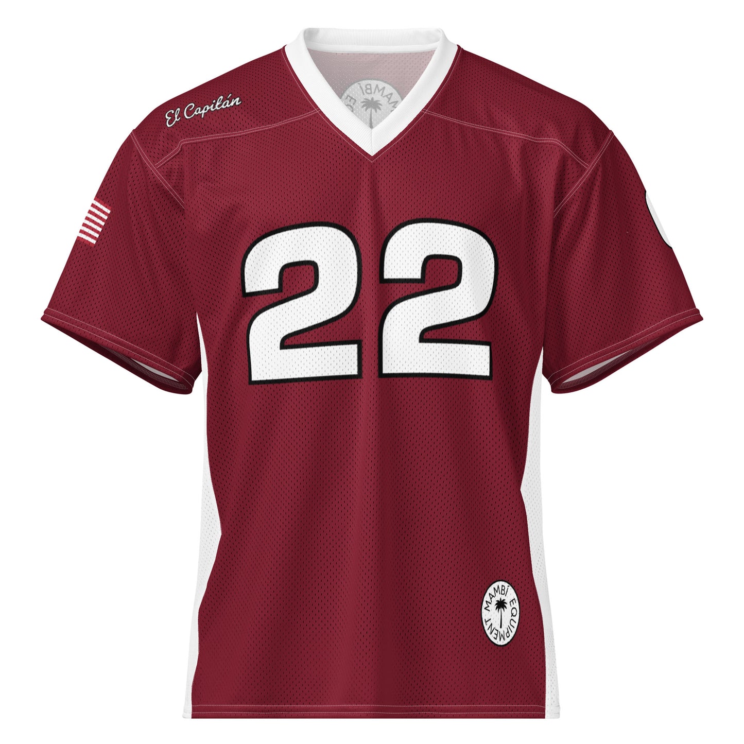 "Randy" American Football Jersey | Unisex | Burgundy