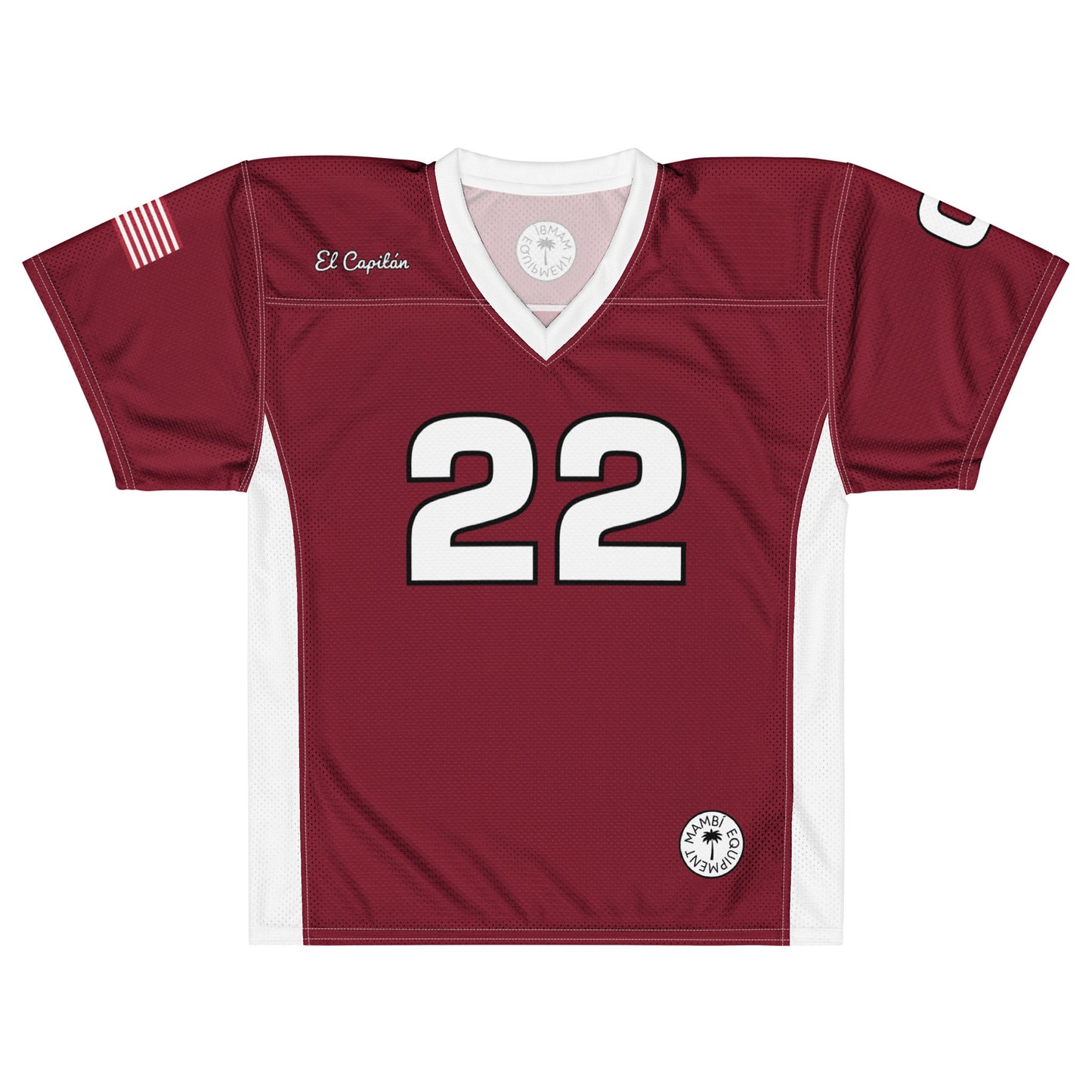 "Randy" American Football Jersey | Unisex | Burgundy