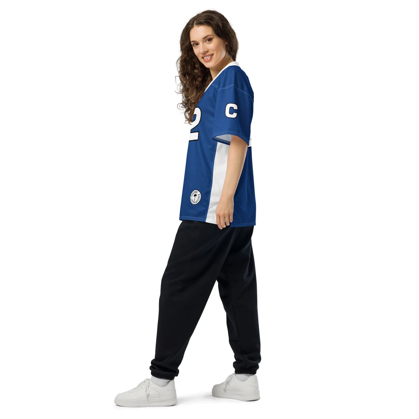 "Randy" Premium American Football Jersey | Unisex | Dark Cerulean