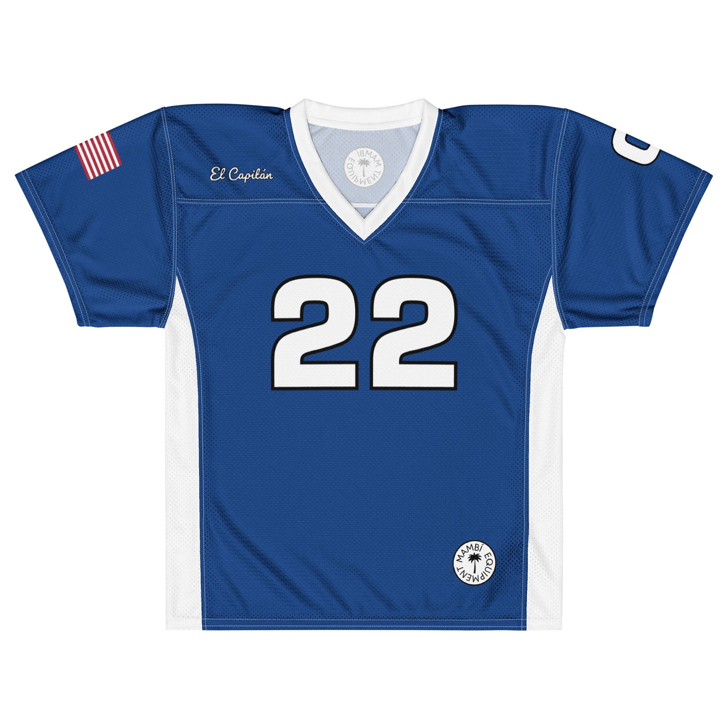 "Randy" Premium American Football Jersey | Unisex | Dark Cerulean