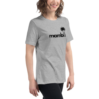 "Abigail" Relaxed-Fit Logo Tee | Women's | Black Logo