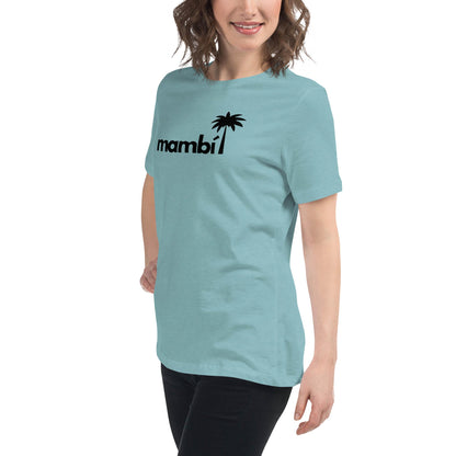 "Abigail" Relaxed-Fit Logo Tee | Women's | Black Logo