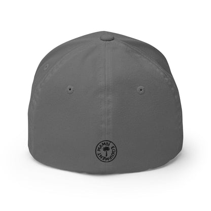 "Clemente" FLEXFIT® Structured Baseball Cap | Black Embroidery