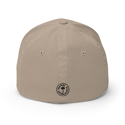 "Clemente" FLEXFIT® Structured Baseball Cap | Black Embroidery