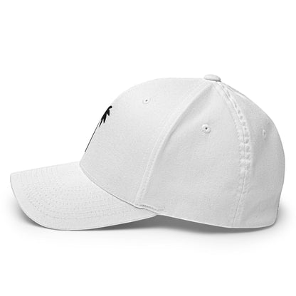 "Clemente" FLEXFIT® Structured Baseball Cap | Black Embroidery