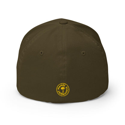 "Clemente" FLEXFIT® Structured Baseball Cap | Gold Embroidery