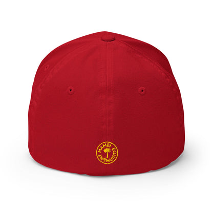 "Clemente" FLEXFIT® Structured Baseball Cap | Gold Embroidery