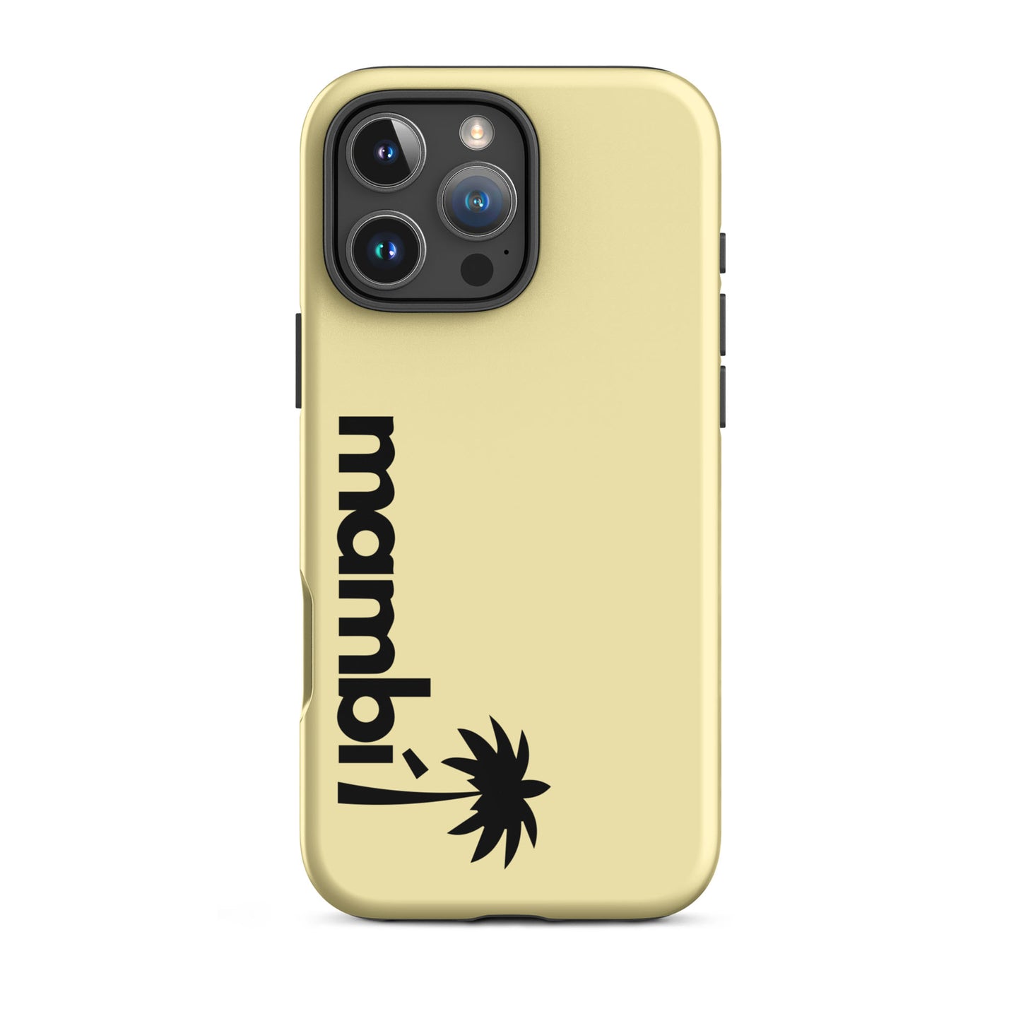 “201” Heavy-Duty Case for iPhone® | Black Logo | Matte Finish