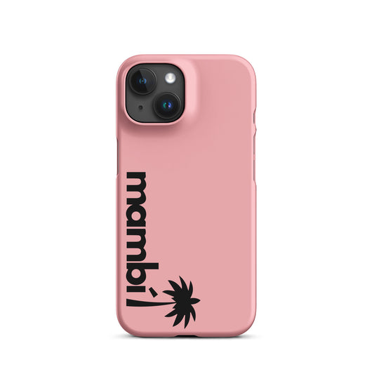 "305" Slim Case for iPhone® | Black Logo | Matte Finish