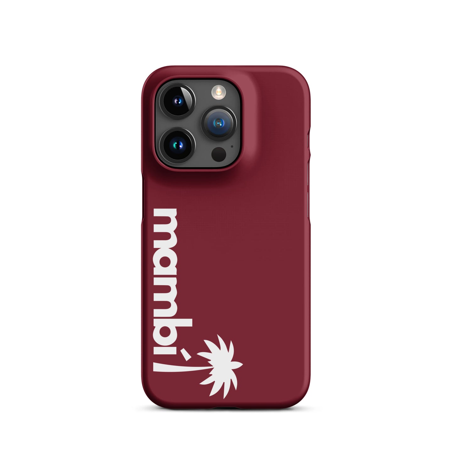 "305" Slim Case for iPhone® | White Logo | Matte Finish