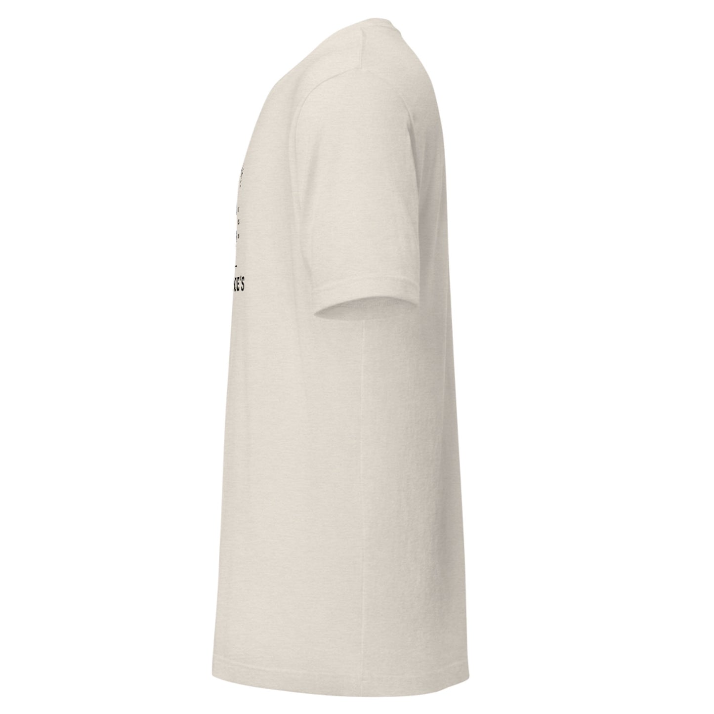 "Average Joe's" Short-Sleeve Graphic Tee | Unisex | Black Print