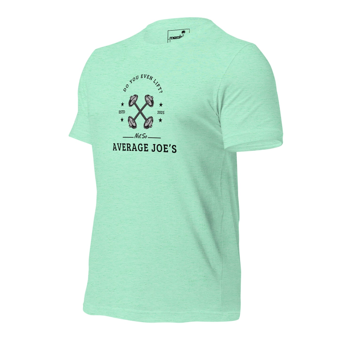 "Average Joe's" Short-Sleeve Graphic Tee | Unisex | Black Print