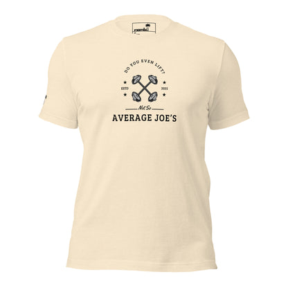 "Average Joe's" Short-Sleeve Graphic Tee | Unisex | Black Print