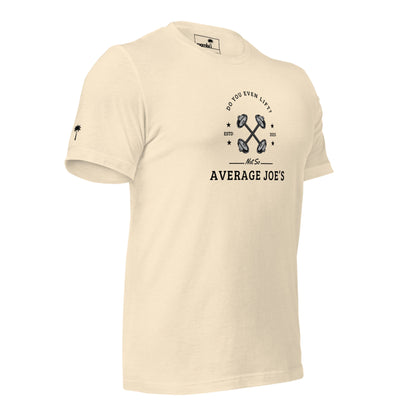 "Average Joe's" Short-Sleeve Graphic Tee | Unisex | Black Print