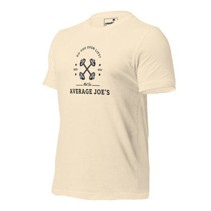 "Average Joe's" Short-Sleeve Graphic Tee | Unisex | Black Print