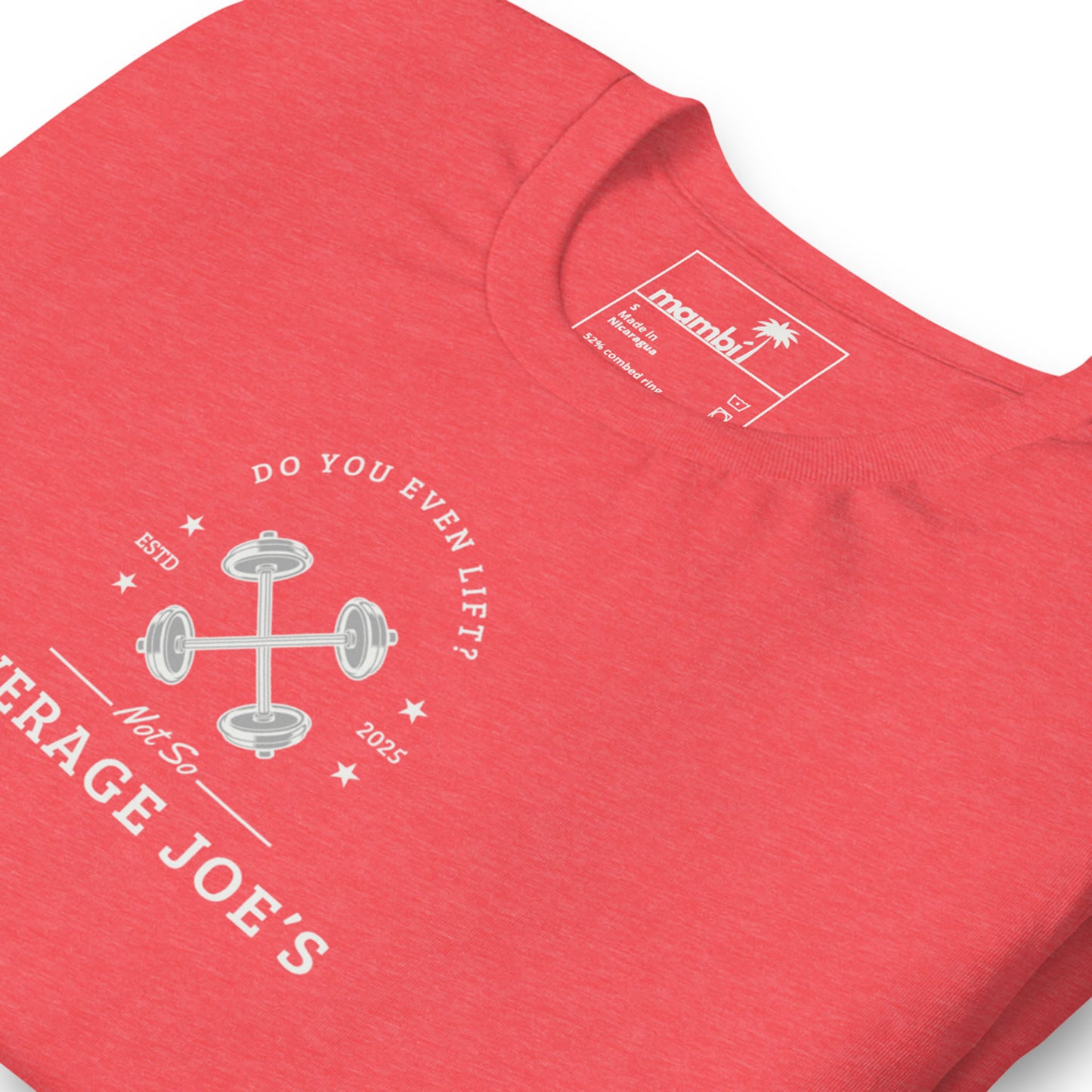 "Average Joe's" Short-Sleeve Graphic Tee | Unisex | White Print